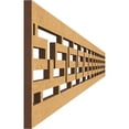 thumbnail image 3 of Ekena Millwork 46 3/8"W x 4"H x 1/4"T Tulum Fretwork Moulding, Wood (Paint Grade), 3 of 13
