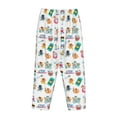 thumbnail image 7 of Fotbe Hello Summer Cat Women's Pajama Pants,Sleepwear Pants,Pj Bottoms Drawstring And Pockets-Small, 7 of 7