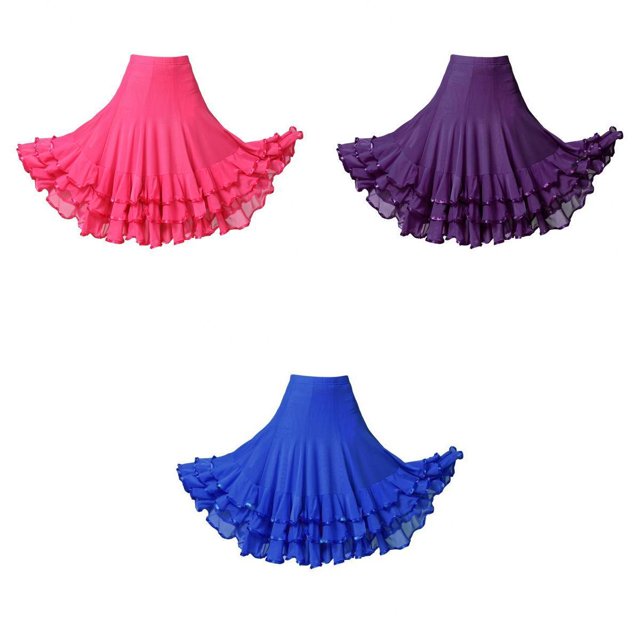 Conjunto de 3 Piezas para Mujer: Cinturón Elástico de Danza del Vientre en Tonos Brillantes