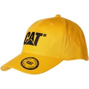 Caterpillar Mens Trademark Stretch-Fit Cap Small-Medium Yellow