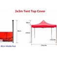 thumbnail image 5 of Reemplazo de cubierta de toldo para patio exterior - Lona para techo de cenador o pabellón, 5 of 5