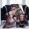 thumbnail image 4 of W-W-E Blanket, Super Soft Throw Blanket For Wrestling Fans, Cozy Flannel Blankets, Warm Blankets For Couch Sofa Bed, 60"X50", 4 of 8