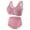 Pink, variant on Patlollav Summer Bras 2024,Womens Front Button Shaping Cup Shoulder Strap Underwire Bra Plus Size Bra Underwear Set
