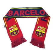 FC Barcelona Official EUROPE 64 inch Team Logo Scarf by Rhinox