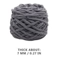 thumbnail image 2 of Cotton Blend Polyester Knitting Yarn Weaving Crochet Thread Scarf Sweater Knitting Accessories, Deep Gray, 2 of 7
