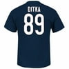 Mike Ditka Chicago Bears NFL Majestic Athletic Men's Navy Blue Hall Of Fame "Eligible Receiver" T-Shirt