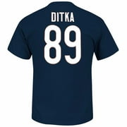 Mike Ditka Chicago Bears NFL Majestic Athletic Men's Navy Blue Hall Of Fame "Eligible Receiver" T-Shirt