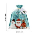 thumbnail image 3 of Kbndieu Christmas Bags Small Christmas Gift Bags Xmas Drawstring Candy Treat Bags Goody Sacks Wrapping Bags Holiday Gifts Wrapping Party Presents Decorations, 3 of 6