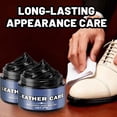 thumbnail image 6 of Multi-Purpose Leather Care Cream Kit, Leather Repair & Polish Cream with Sponge for Shoes, Sofas, Belts & Leather Items, 1 oz, 6 of 8