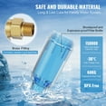 thumbnail image 5 of KFFKFF Spin Down Filter, 40 Micron Comprehensive Home Sediment Filter for Well Water, 3/4" MNPT, 4 T/H Elevated Flow Rate, Suitable for Home Water Filtration Systems, Well Water Sediment Filter, 5 of 9