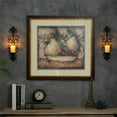 thumbnail image 4 of Wall Sconces Candle Holder Set of 2, Metal Wall Decorations Hanging Wall Mounted Candle Sconces for Living Room Dining Room Farmhouse, Fireplace, Wedding, Black, 4 of 7
