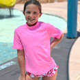 thumbnail image 4 of BIG ELEPHANT 3 Pack Kids Short Sleeve Rash Guard Shirt UPF 50+ Protection Swimwear Quick Dry Swim Tee Youth Rashguard, 4 of 9