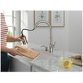 thumbnail image 3 of Delta 19877Z-SD-DST Capertee 1.8 GPM Single Hole Pull Down Kitchen Faucet - Chrome, 3 of 7