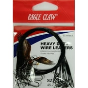Eagle Claw 18 45 lb. Wire Leader, Black