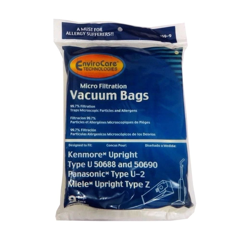 27 Vacuum Bags Part 159-9 Kenmore Sears Type U Miele Z Upright Panasonic U 