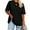 Black, variant on Sherrylily Women Plus Size T Shirts Oversized Half Sleeve Tunic Top