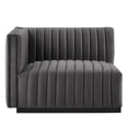 thumbnail image 4 of Conjure Channel Tufted Performance Velvet 5-Piece Sectional, 4 of 6