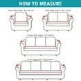 thumbnail image 3 of Stretch Fabric Sofa Slipcover 1 2 3 4 seater L shape , Elastic Sectional Sofa Cover Slipcover Protector Couch Pure Color For Moving Furniture Living Room, 3 of 6