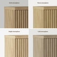 thumbnail image 5 of Surmoby 30.9''W Modern Buffet Cabinet Set of 2- Light Alder Wood Sideboard with Adjustable Shelves, for Dining Room, Living Room & Kitchen Storage,Oak, 5 of 8