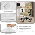 thumbnail image 6 of HELLHERO Flower Print Office Chair Slipcovers, Stretch Office Chair Covers, Standard Size Washable Gaming Chairs Covers, 6 of 7