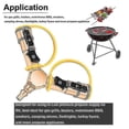 thumbnail image 4 of 1/4 Inch Rv Propane Quick Connect Y-splitter Adapter with Shutoff Valve Full Flow Plug 2 Way Lp Gas, 4 of 5