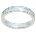 thumbnail image 3 of 925 Sterling Silver Promise Rings for Couples Set and Wedding Bands, 3 of 8