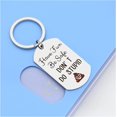 thumbnail image 4 of Have Fun Be Safe Don't do stupid Keychain,Gifts for New Driver or Gifts for Graduation, 4 of 12