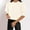 White, variant on Hauaitttt Women's Puff Short Sleeve Sweater Tops 2025 Spring Summer Trendy Crew/Square/V Neck Casual T Shirts Blouses Dark Sweatshirt Pullover Men Business Sweaters for Women Womens Warm Sweaters