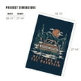 thumbnail image 2 of Lantern Press 1000 Piece Jigsaw Puzzle, Whitefish, Montana, Meet You On The Mountain, Ski Truck, 2 of 5