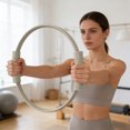 thumbnail image 2 of Anillo de pilates y yoga, 6 colores, silicona y fibra de vidrio, núcleo desmontable, para fortalecer el tronco y mejorar la flexibilidad, para gimnasio en casa y viajes, 2 of 4