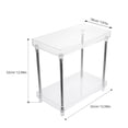 thumbnail image 2 of BRIGHTFUFU Organizador Para Maquillaje Y Joyas Transparente Con Doble Nivel Ideal Para Y, 2 of 7