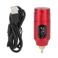 thumbnail image 1 of Fuente de alimentación inalámbrica para tatuajes, interfaz RCA, máquina de tatuaje recargable por USB, fuente de alimentación roja, 1 of 8