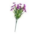 thumbnail image 2 of Ramo de flores violetas artificiales, planta falsa para jardín de casa con tallos verdes Púrpura, 2 of 9