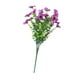 thumbnail image 2 of Ramo de flores violetas artificiales, planta falsa para jardín de casa con tallos verdes Púrpura, 2 of 9