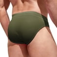 thumbnail image 4 of XDZJLR Mens Swim Briefs Fashion Leisure Hawaii Comfortable Swimming With Swimsuit Trunks Comfy Beachwear Army Green, 4 of 5