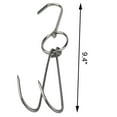 thumbnail image 2 of Ganchos para carne TIHOOD de acero inoxidable de 9,4" 3 piezas, 2 of 5