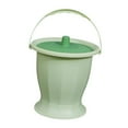 thumbnail image 4 of Stgfyxgs Chamber Pot, Potty Urinal Bottle with Lid Handle, Bedside Urinal Portable Toilet Urinal Night Jug for Children Home Use Green Without, 4 of 9