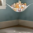 thumbnail image 1 of Stuffed Animal Net Corner Decorative Storage Items Corner Hanging Storage Rack Wall Decorations Light for Chandeliers Cat Cat Car Hanging Ornament Star Ornament Hooks Decorative Chain for Hanging, 1 of 3