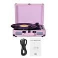 thumbnail image 1 of Vinyl Record Player,Turntable Portable With 3.5 Audio Rusuo Support 7/10/12inch Rca Line Vinyl Turntable Input Rca 33/45/78rpm Support Player Bt Usb Portable Player 7/10/12inch Vinyl With 3. 5, 1 of 6