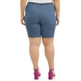 thumbnail image 3 of Just My Size Women's Plus Elastic Waist Stretch Bermuda Shorts, 3 of 5