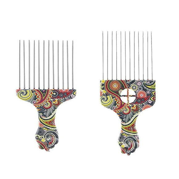 Hair Pick, Afro pick, Hair comb, Hair Metal Pick Comb for Men and Women, Afro Combs, Fist Pick for Hair Styling