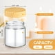 thumbnail image 2 of Frascos de vidrio Norme de 8 oz/236 ml con tapas, 24 unidades, reutilizables, 2 of 6