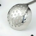 thumbnail image 2 of Dosaele Ladle Steel 2 Pieces Hot Pot set Kitchen Stainless Steel Gravy Soup Ladle Slotted Spoon Sauce Ladles Spoon Slotted Colander for Hot pot,Silver, 2 of 5