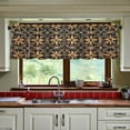 thumbnail image 3 of Yayeee Kitchen Curtains Tier Set of 2 Light Filtering 57"x24" Over Sink Window Panels, Classic Floral, 3 of 7