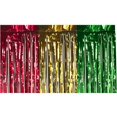 thumbnail image 3 of Beistle 1-Ply Metallic Disposable Table Skirting - 14' - Red, Gold and Green - pack of 6, 3 of 3