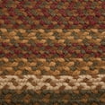 thumbnail image 4 of VHC Brands Tea Cabin Rustic Jute Green Striped Accent Rug Rectangle w/ Floor Pad 27"x48", 4 of 7