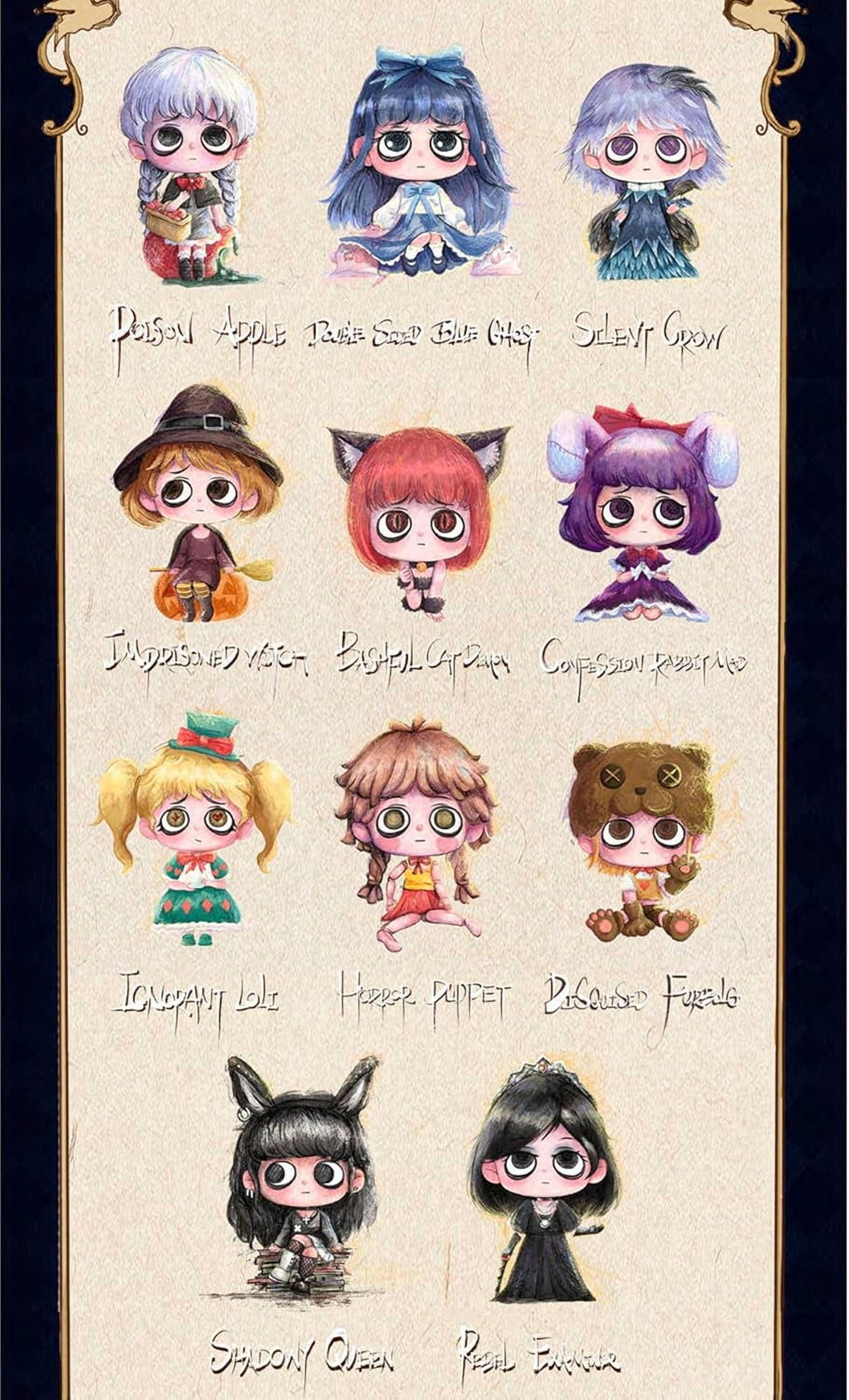 Kiki The Way of Self-betrayal  Blind Box Figures 10PCs Cute Collectible Toys Home Decorations, Holiday Birthday Gifts