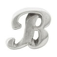 thumbnail image 2 of Letter B Script Charm .925 Sterling Silver Antique Finish Reflection Beads - QRS1430B, 2 of 5