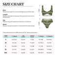 thumbnail image 6 of Daiia Green Snake Women's Bikini Set Two Piece Swimsuit High Waisted Bikini Adjustable Straps Bikini Perfect for Beach, Pool, and Summer Vacation-XX-Large, 6 of 9