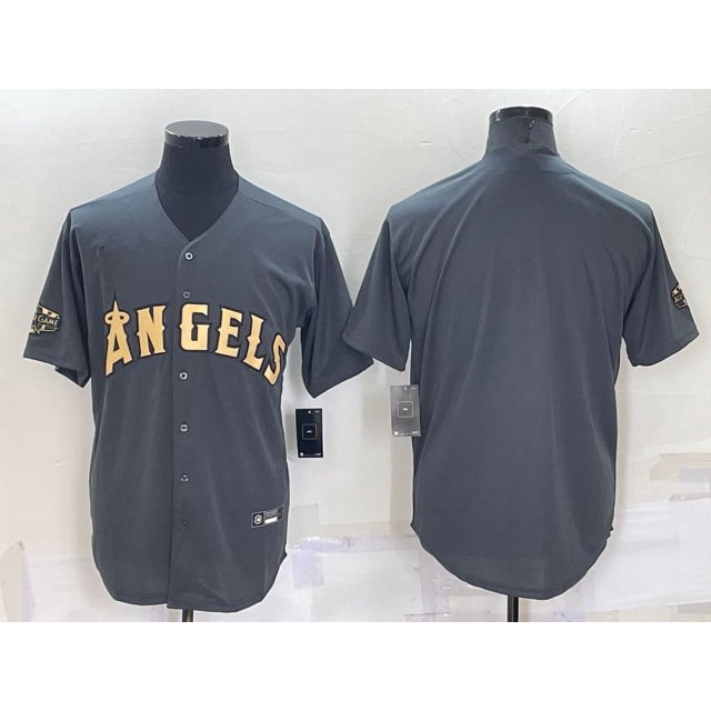 All-Star Baseball Jersey Angels 17#Ohtanl27# Elite Edition Fan Embroidered Baseball Jersey_h
